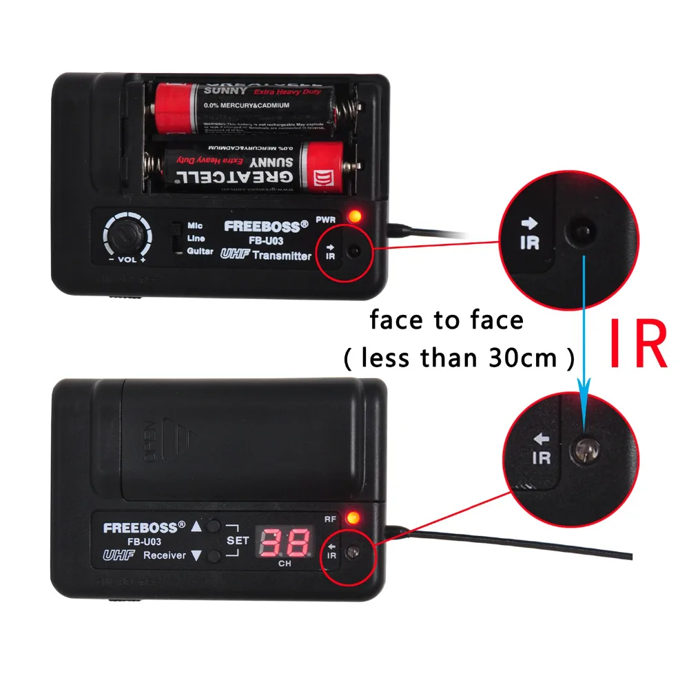 FB-U03-2 33 Wireless Microphones
