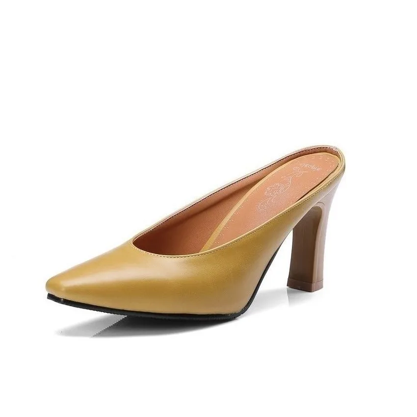 QUTAA/ г. Женские туфли-лодочки модная женская обувь из искусственной кожи женские туфли-лодочки на высоком квадратном каблуке на платформе без застежки размер 34-43