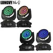 4 шт./лот longying 36x18 Вт Rgbwa УФ 6 в 1 светодиодный сценический свет Zoom Led Moving Head Wash Light рождественские украшения