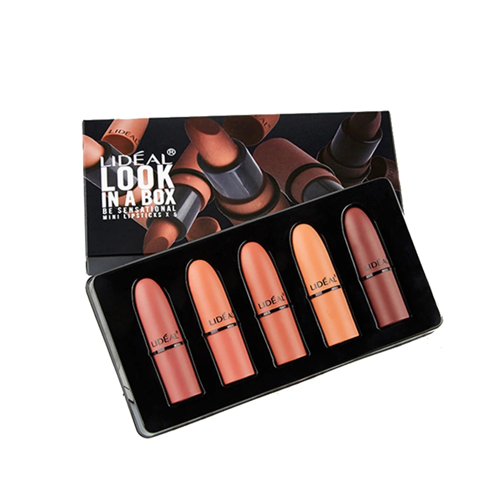 Make-up Color Earth Lipstick Set Makeup Combination Lasting Waterproof Lip Makeup Make-up