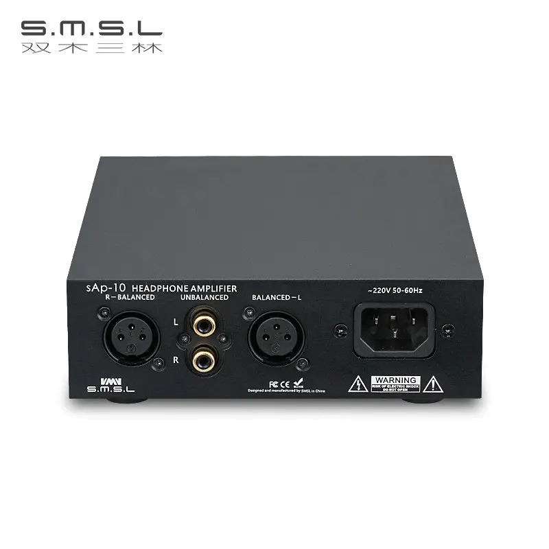 SMSL SAP 10 Hi Fi усилитель для наушников полностью сбалансированный выход XLR и RCA вход