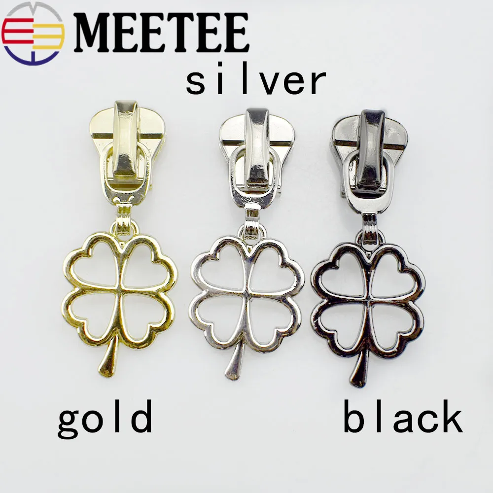 10 шт. Meetee 3 #5 # Fix A Zipper DIY Slider ремонтный набор с молнией Замена для пальто сумки