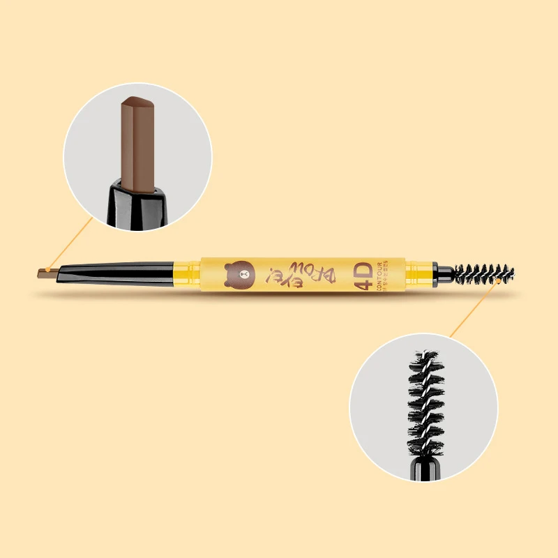 Automatic Rotation Eyebrow Pencil Cartoon 5 Color Eyebrow Shadows High Quality Eye Liner Shadow For Eyebrow Enhancer Makeup Automatic Rotation Eyebrow Pencil Cartoon 5 Color Eyebrow Shadows High Quality Eye Liner Shadow For Eyebrow Enhancer Makeup