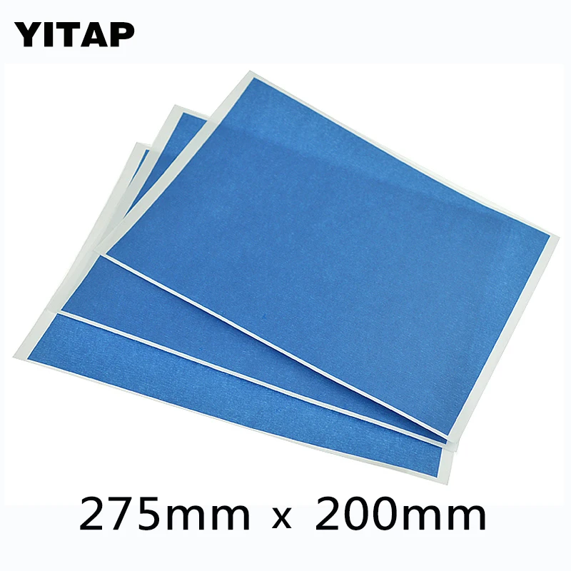 10 Sheets 200 Mm 275 Mm 3D Printer For Hot Bed Of Blue Masking Tape