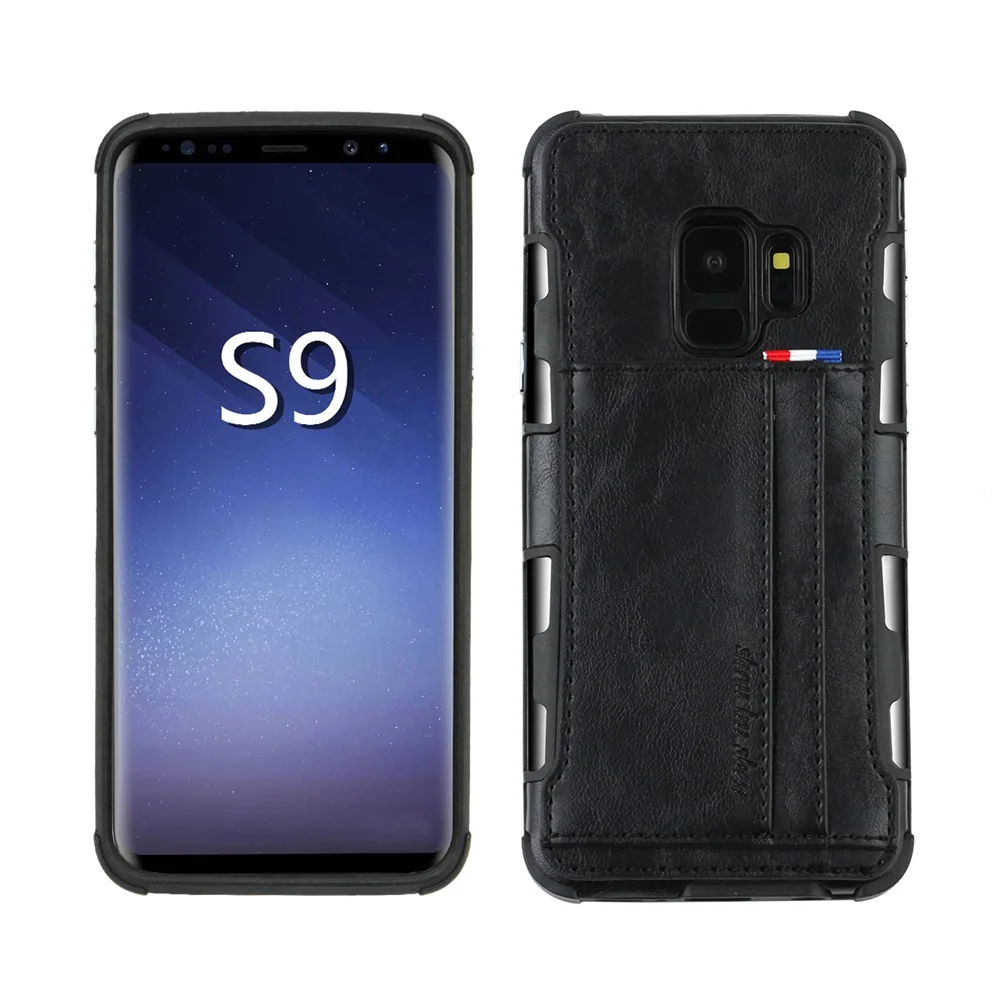 

FastDeng Retro PU Leather Case For Samsung S8 S9 S10 Plus S10lite Luxury Anti-knock With Card Pocket Case For Note9 A8 2018