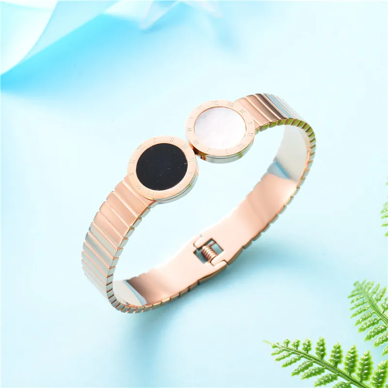 Baoyan 316L Stainless Steel Gold Silver Rose Gold Color Black White