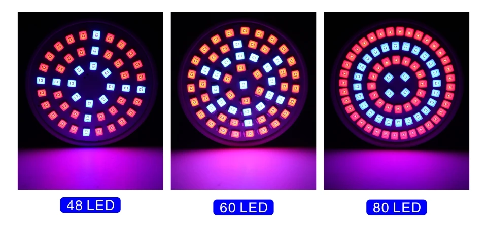 Полный спектр светодиодный светильник для выращивания E27 E14 GU10 MR16 220 В лампа для выращивания растений, гидропоники системы аквариума светодиодный светильник ing