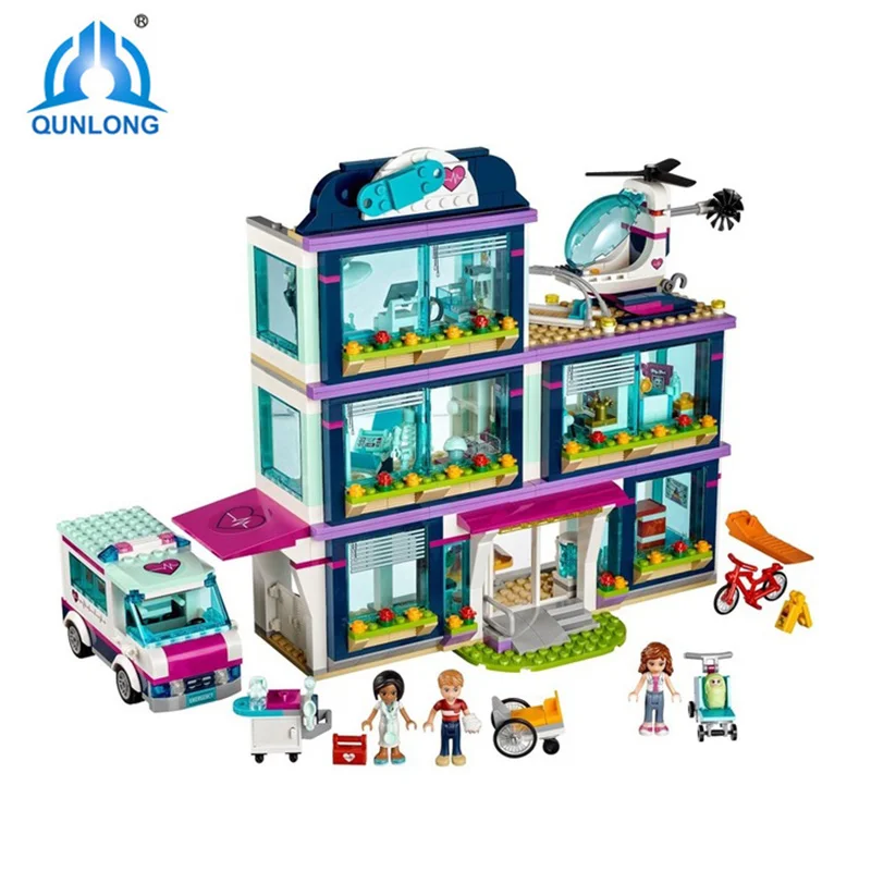 

ESTELLE Friends Girl Series Building Blocks Heartlake Hospital Model Bricks DIY Toys Compatible For Kids Xmas Gifts