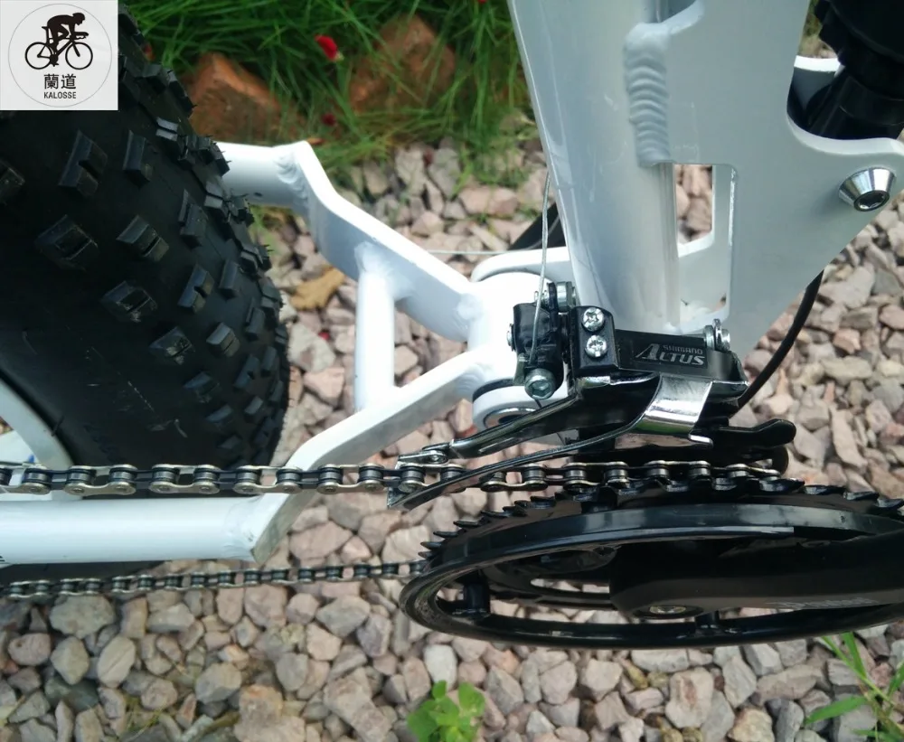 Best Kalosse Folding aluminum  frame   Snow/beach   folding bicycle  26*4.0 inch   21/24/27/30 speed  26*17inch  mountain bicycle 23