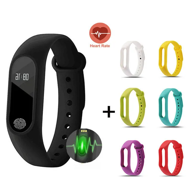 

Men's Waterproof IP67 M2 Watch+Watchbands Fitness Heart Rate Monitor Blood Pressure Pedometer Bluetooth Smart Wristband