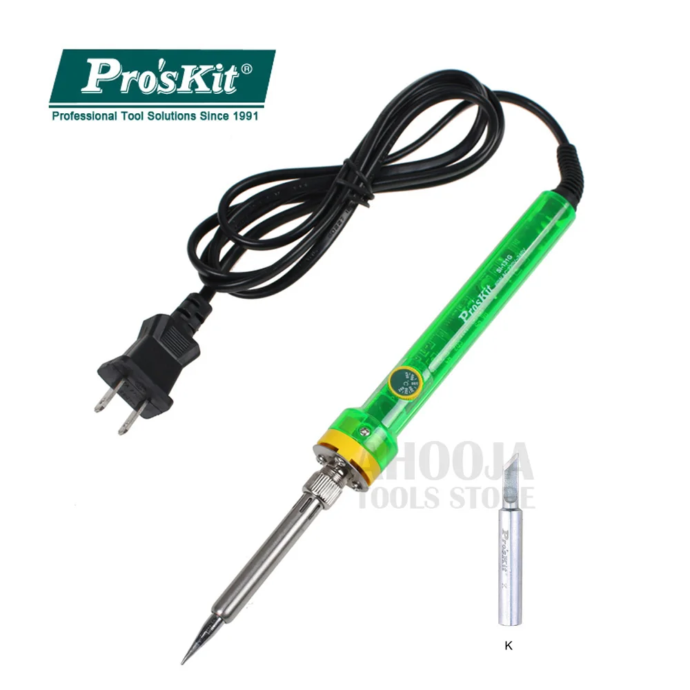 Электрический паяльник Pro'skit паяльная станция с регулируемой температурой и