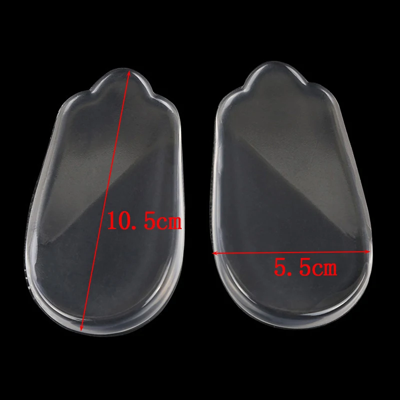 

1Pair Orthopedic Insoles Corrector for Shoes Silicone Support pad for High Heels Flat Feet Orthotics Woman Feet Care 2Sizes