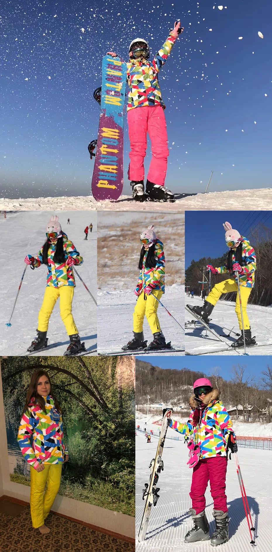 Женские лыжные куртки, зимние, высокое качество, ветрозащитные, водонепроницаемые, дышащие, уплотненные, термо пальто, женская зимняя куртка для сноуборда, бренды