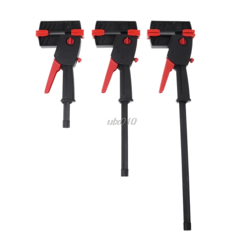 

Wood Working Bar F Clamp Clip Quick Grip Ratchet Release Squeeze DIY Hand Tool G18 Drop ship