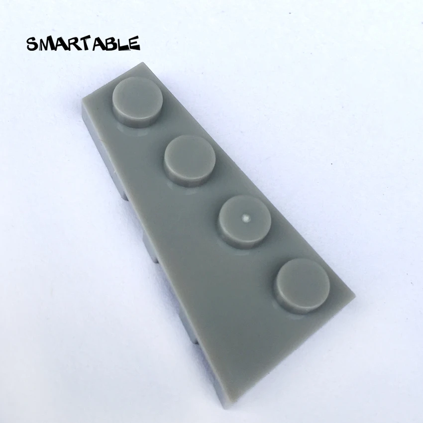 

Smartable Wedge Plate 4x2 Left Building Blocks Parts Toys For Kids Creative Compatible All Brands 41770 Technic Toys 50pcs/lot