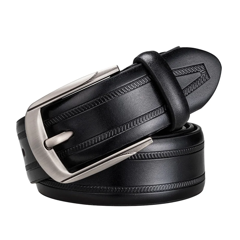 

2018 Fashion designer belt Pin Buckle Leather Mens Belts Luxury For Men Men's Luxury Brand Fashion Leather Belt Dropship ZA-04