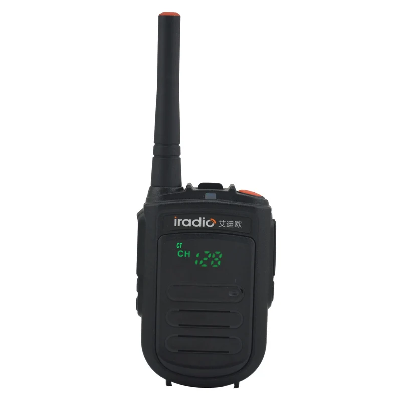 IRADIO CP-168 VHF 136-174 MHz 2 W 128CH компактное Портативное двухстороннее радио со встроенным скрытым светодиодный дисплеем