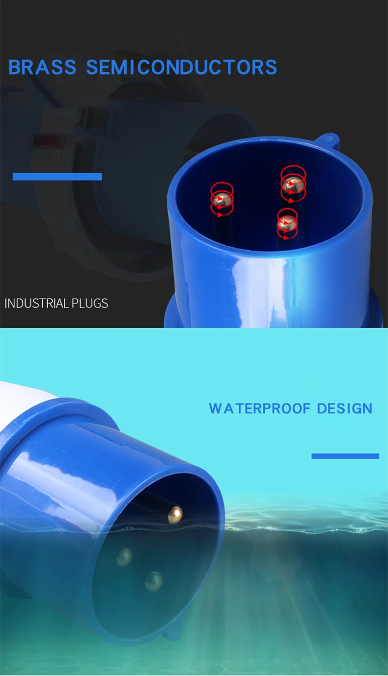 32A 3 P/4 P/5 P IP44 Водонепроницаемый Мужской Женский Разъем питания Соединительный промышленный Штепсель