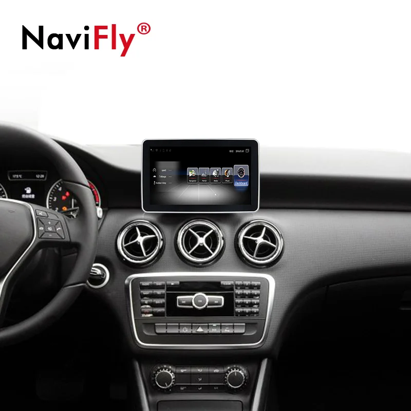 Excellent Navifly Android 3G RAM 32G ROM Car information display GPS Navigator Audio player for Mercedes Benz A Calss W176 2013-2018 4