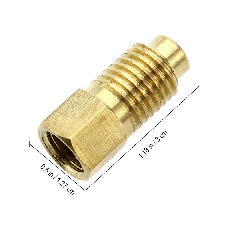 Автомобильный R134A хладагент адаптер 1/4 SAE до 1/2 ACME вакуумный насос адаптер
