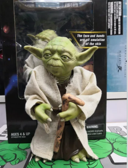 

Anime Star Wars Jedi Caballero maestro Yoda figura de del PVC regalo del juguete 18 cm