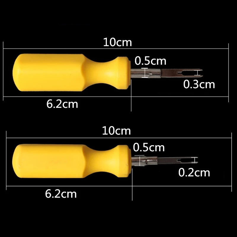2 мм+ 3 мм инструмент для снятия автомобильной клеммы комплект проводки контактный разъем выхода экстрактор Съемник 2 шт./компл