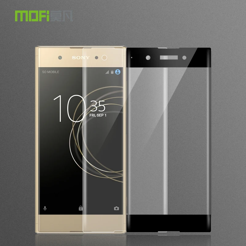 MOFi для SONY Xperia XA1 Plus закаленное стекло 3D полное покрытие Защита экрана защитная