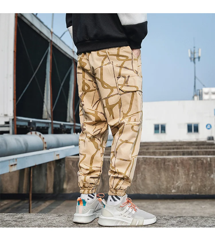 Privathinker мужские повседневные винтажные осенние джоггеры уличная мужская одежда с карманами в стиле хип-хоп шаровары мужские модные штаны в полоску с принтом