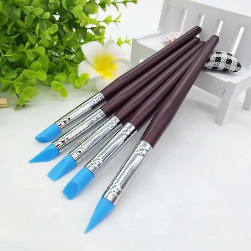 

8 Types Clay Tools Pottery Sculpting Tools Poterie Carving sculpture Tool Sculp Nail Art Craft Cake Oils Engraving Rubber Pens