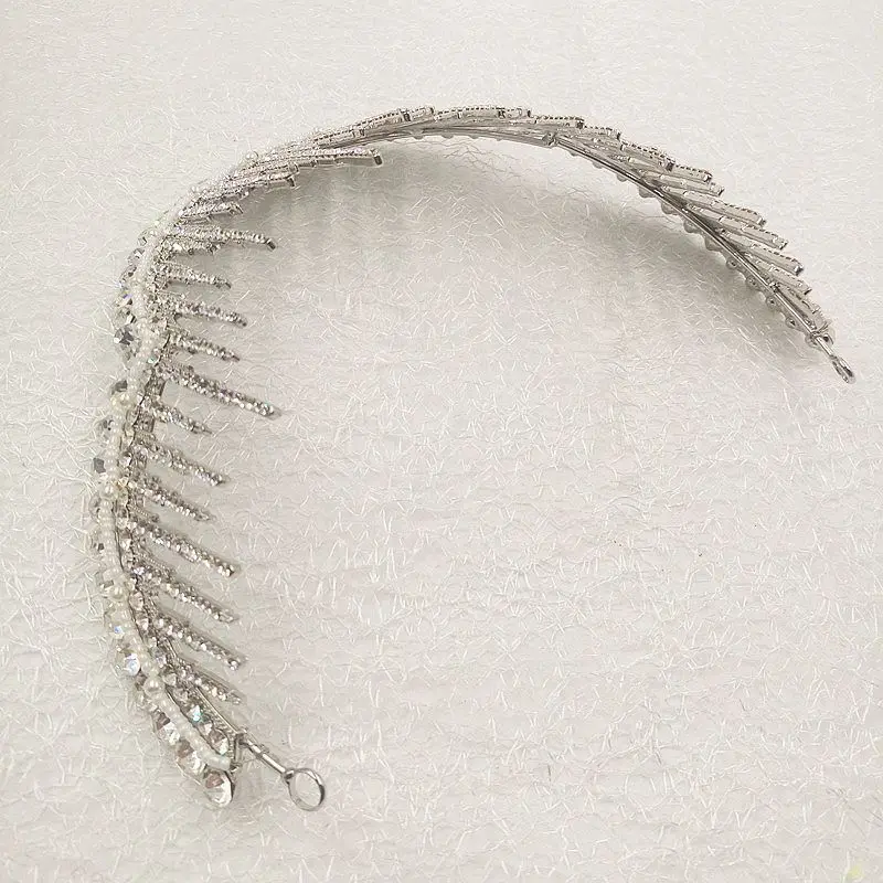 Негабаритных специальные оригинальный дизайн Свадебные Tiara украшения для волос