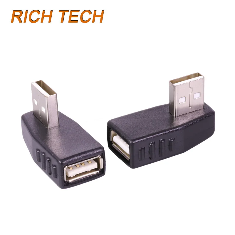 30pcs USB Adapter 90 Degree Elbow USB plug USB A Type Male to USB A