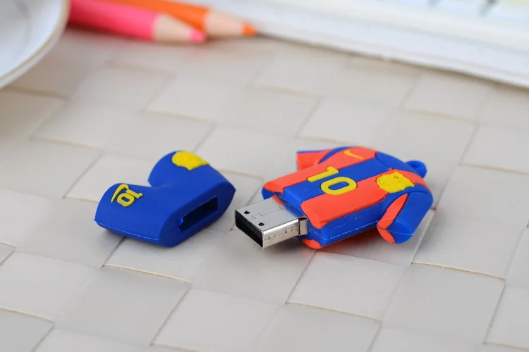 Usb флэш-накопитель футбольные майки meissi футбольный клуб барселона U диск 8 ГБ 16 ГБ 32 ГБ 64 г флеш-диск usb 2,0 флешка