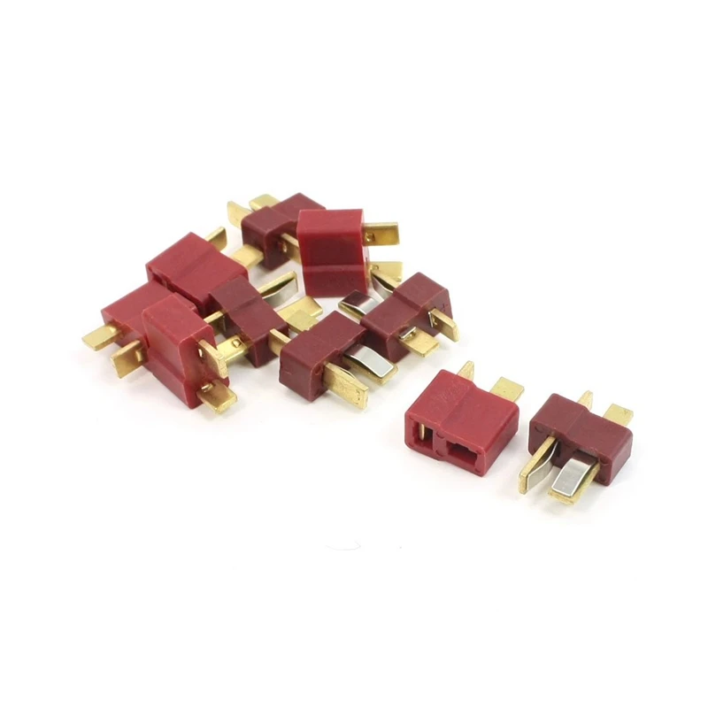 

5 Pair Deans Ultra Plug T Male+Female Connector for RC Li-Po Battery Car Plane