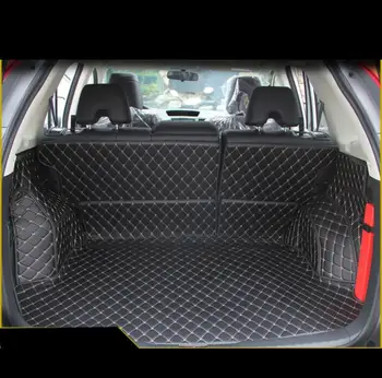 

fiber leather car trunk mat for honda crv CR-V 2012 2013 2014 2015 2016 4rd generation car accessories