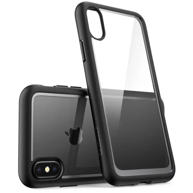 Чехол для iPhone X Xs 5 8-дюймовый i-Blason Halo Series с защитой от ударов и царапин прозрачный