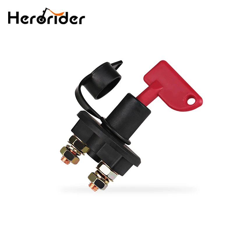 RKURCK 4 Holes Battery Disconnect Isolator Cut OFF Power Kill Switch for Marine Boat Car ATV Motor Winch With 2 Keys RKURCK 4 Holes Battery Disconnect Isolator Cut OFF Power Kill Switch for Marine Boat Car ATV Motor Winch With 2 Keys
