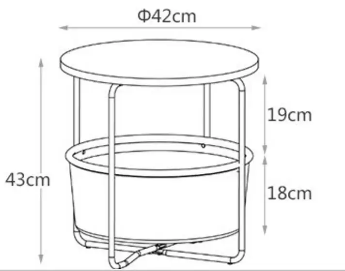 42*43cm Round Coffee Tables Multi-functional storage side table tea table 42*43cm Round Coffee Tables Multi-functional storage side table tea table