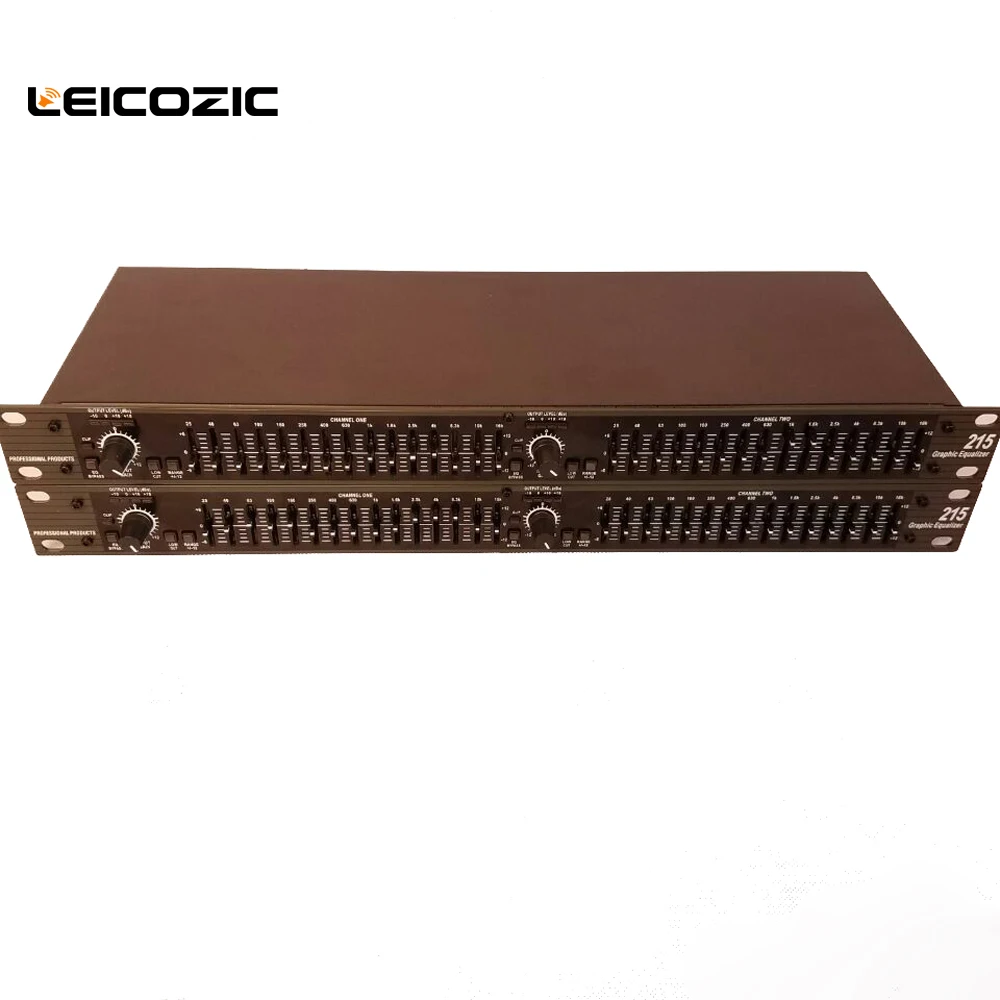 

Leicozic graphic equalizer audio EQ215 audio equalizer 2x15 band stereo equalizer studio equipment equalizador equaliser