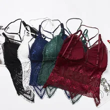 Сексуальная однотонная женская Прозрачная Кружевная майка, обернутая грудь, удобный мягкий бюстгальтер, укороченный Топ для женщин, лето