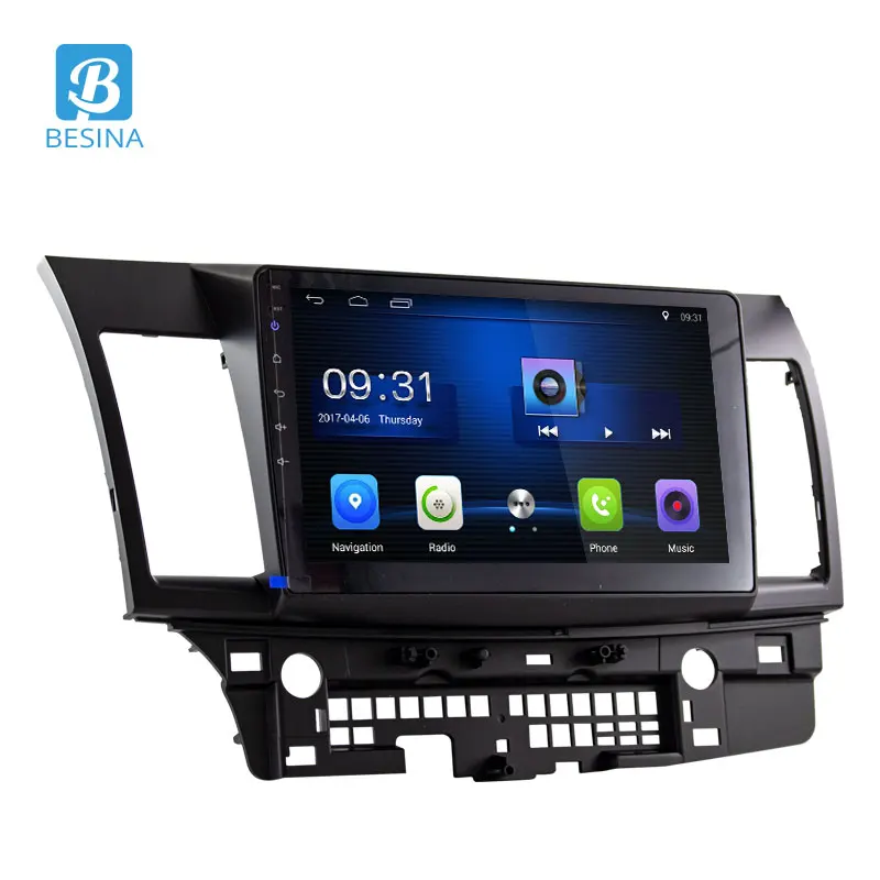 Clearance Besina 10.1 inch Android 8.0 Car Radio For MITSUBISHI LANCER 2007-2016 Multimedia Player WIFI GPS Navigator Audio Stereo RDS 2