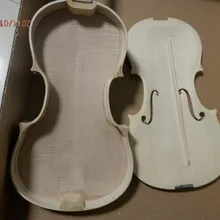 Белый незавершенная скрипка, непроклеенный или поврежденный товар ель Топ НЕТ. W1, 4/4 Размер Скрипка в стиле барокко