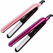 Интеллектуальное управление температурой плоский железный ЖК-дисплей Керамическая электрическая плойка выпрямитель для волос отрицательные ионы двойного использования волос Curle