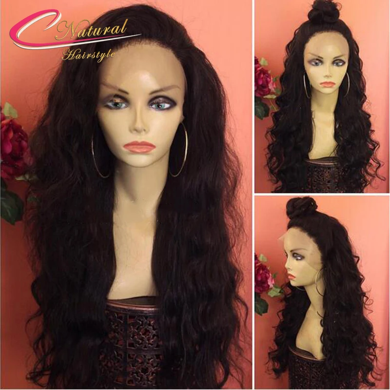 

Unprocessed Human Hair Wet And Wavy Full Lace Wigs Brazilian Virgin Glueless Lace Front Wig For Black Women Natural Hairline
