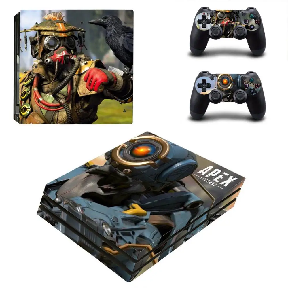 Наклейка Vinilo PS4 Pro Skin Apex legends Play station 4 Pro sticker s для консоли sony PlayStation 4 Pro и контроллера Skins - Цвет: YSP4P-3217