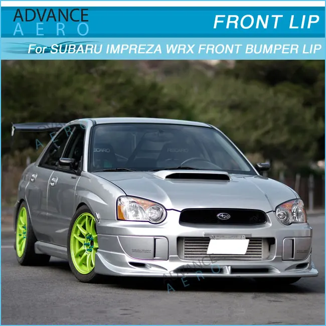 For 04 05 Subaru Impreza Wrx Pu C West Style Front Bumper Lip Spoiler Body Kits Kit Chevrolet Bumper Dodgekit Xbox360 Aliexpress