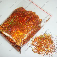 50 г-1 мм голографическая Лазерная бронзовая цветная блестящая Алмазная(ромб) блестка Spangle shape для украшения ногтей и блестки для рукоделия