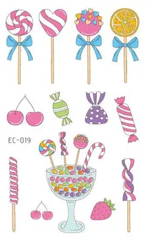 

Waterproof Temporary Tatoo Sticker Kids Fake Tattoo Summer Sweet Candy Fruit Tatouage Flash Tatto Tattoos Stickers For Children