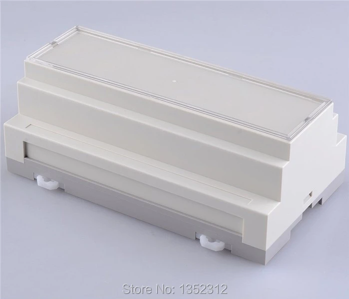 One pcs 158*87*60mm Plc industrial box ABS electronic enclosure control standard din rail IP54 waterproof case junctoin | Инструменты