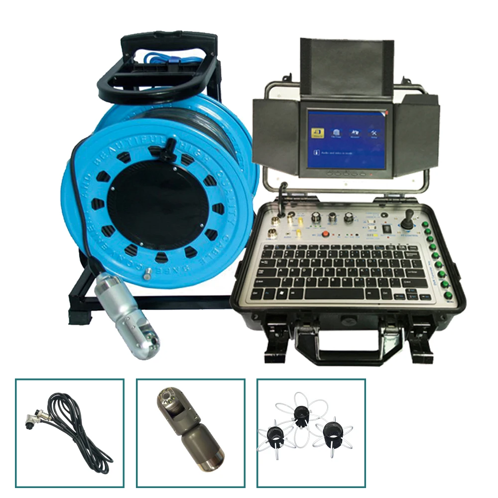 

100m Water Well Detection Equipment Borehole Drilling Machine Well Cameras Inspection