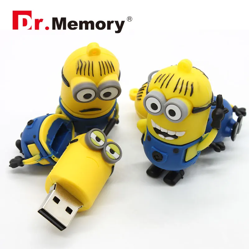Minion Cartoon USB Flash Drives 2.0 32 GB Memory Card Disk Pendrive